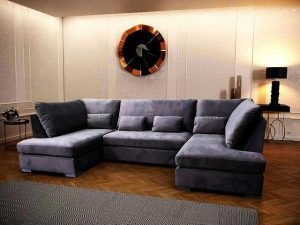 Grey U Shaped Sofa ,u shaped sofa