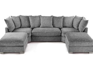 Grey U Shaped Sofa ,sofa