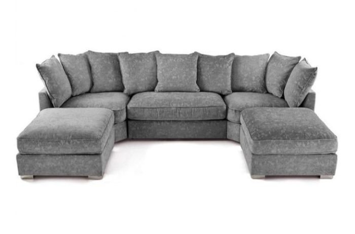 Grey U Shaped Sofa ,sofa