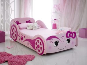 Pink car bed , Pink bed