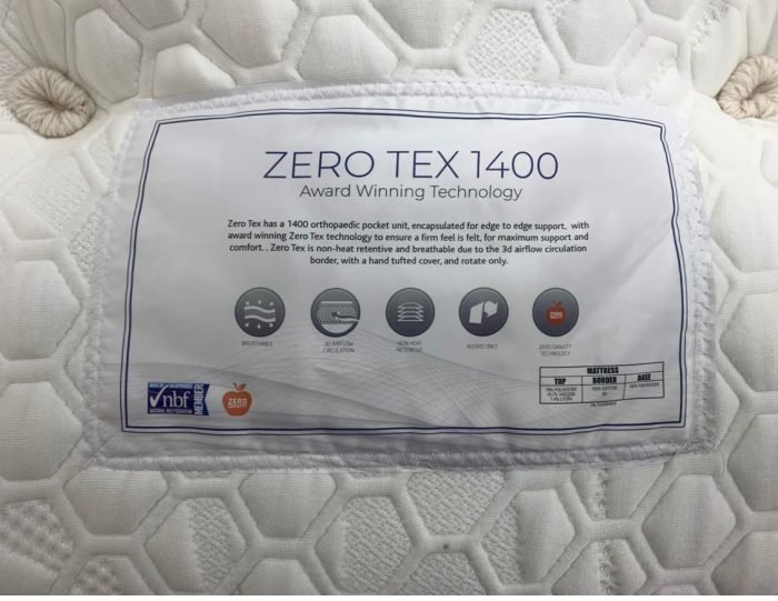 Zero Tex Mattress , 1400 mattress